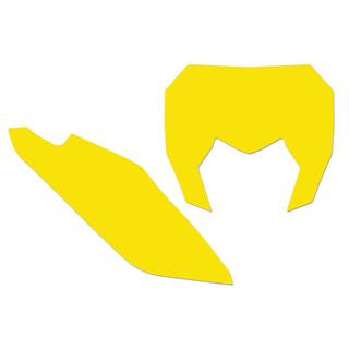 Fonds de plaque Blackbird jaune sherco SE/SE-F | Oxmoto