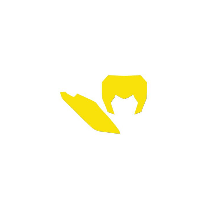Fonds de plaque Blackbird jaune sherco SE/SE-F | Oxmoto
