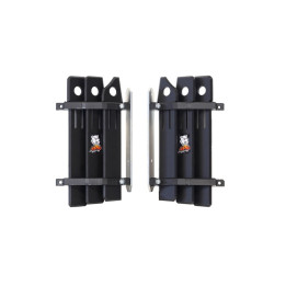 Protections de radiateur AXP Xtrem - PEHD 8 mm - noir
