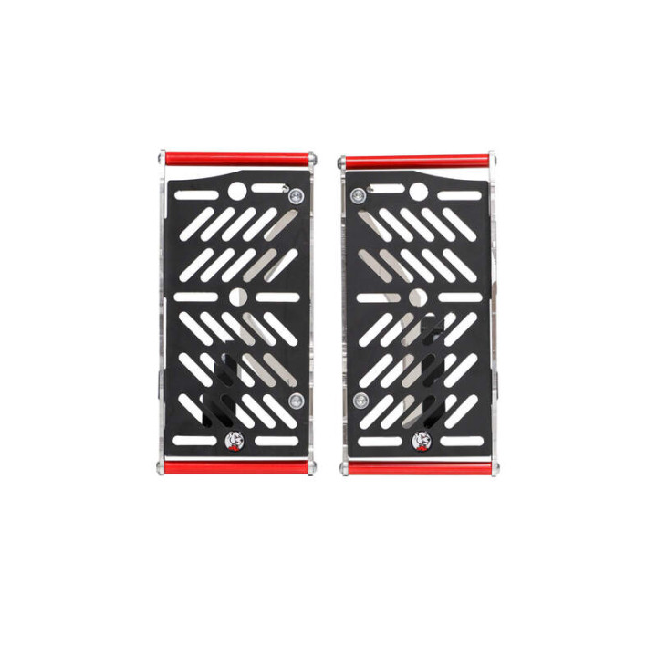 Protection de radiateur AXP Fast-Cleaning - rouge | Oxmoto