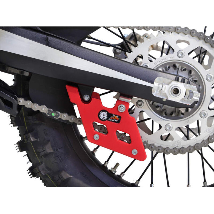 Guide chaîne AXP - rouge | Oxmoto