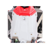 Protection de radiateur AXP Fast-Cleaning - rouge | Oxmoto