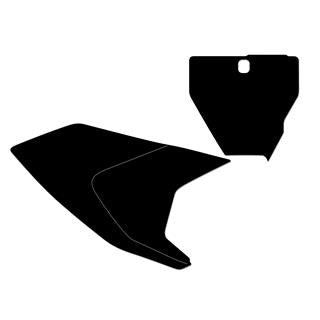 Fonds de plaque Blackbird noir Husqvarna TC/FC | Oxmoto