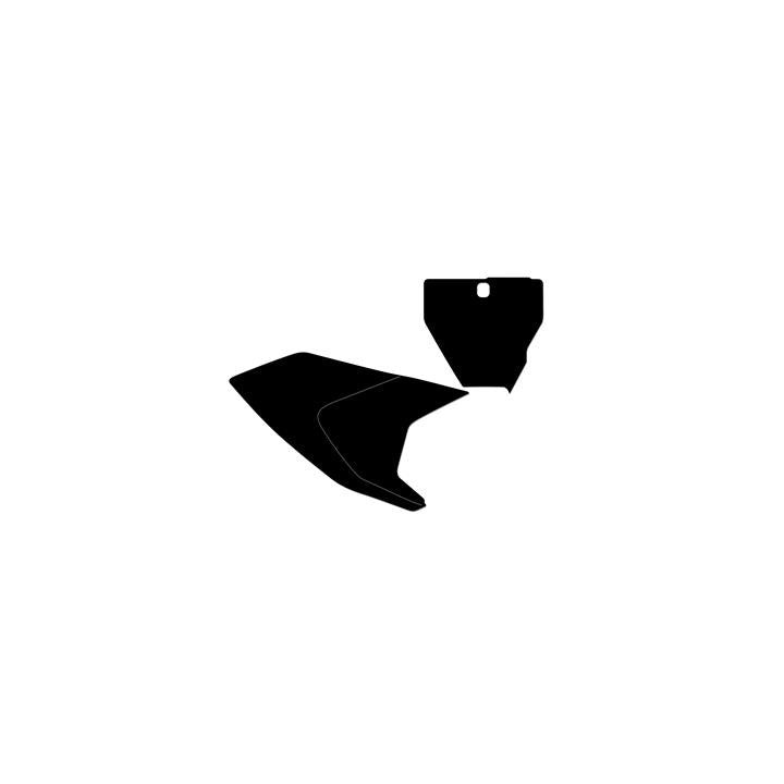 Fonds de plaque Blackbird noir Husqvarna TC/FC | Oxmoto