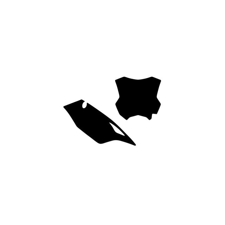 Fonds de plaque Blackbird noir Kawasaki KX450 | Oxmoto