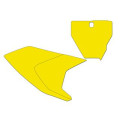 Fonds de plaque Blackbird jaune Husqvarna TC/FC | Oxmoto