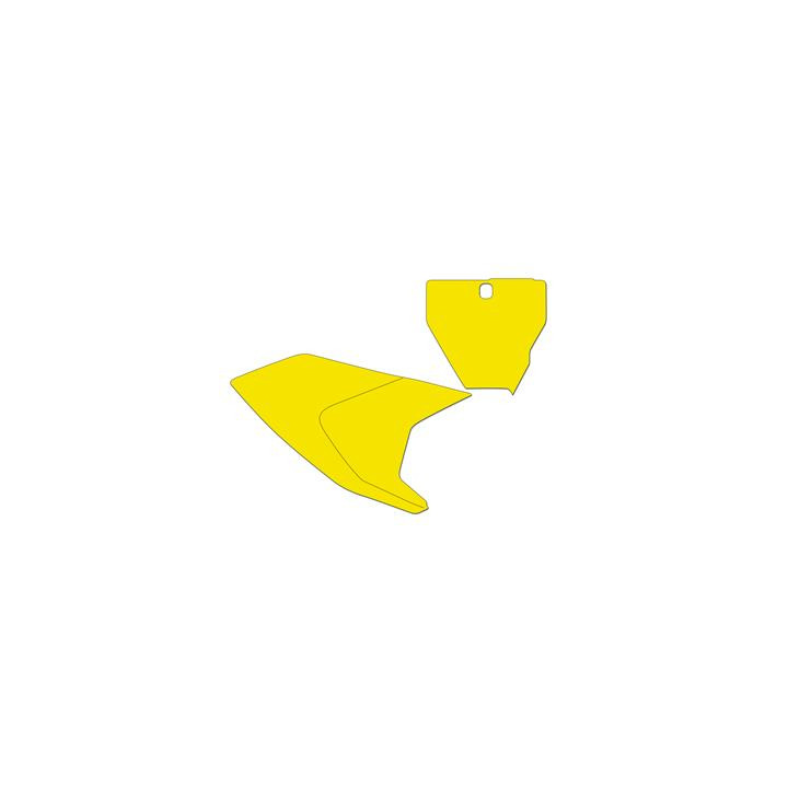 Fonds de plaque Blackbird jaune Husqvarna TC/FC | Oxmoto