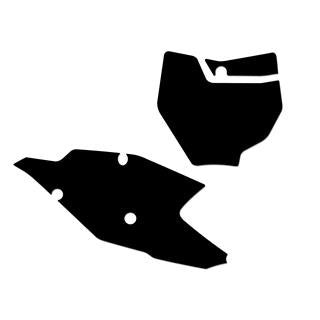 Fonds de plaque Blackbird noir KTM sx/sx-f | Oxmoto