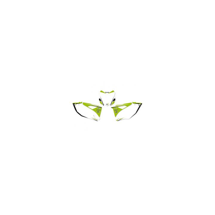 Fonds de plaques Blackbird graphic blanc Kawasaki kx-f250