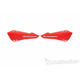 Plastique de protège-mains Barkbusters - rouge | Oxmoto