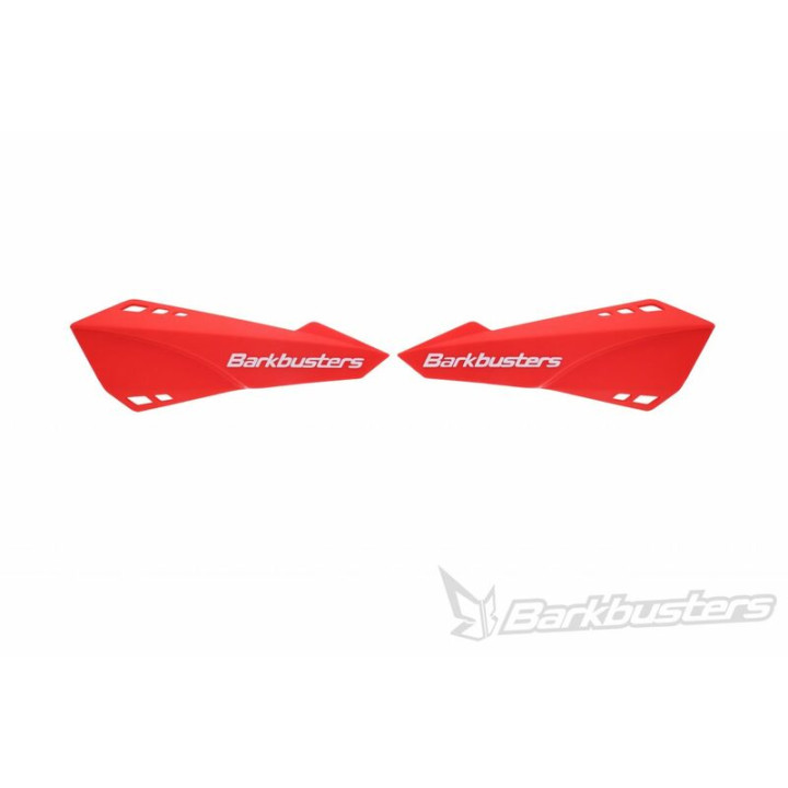 Plastique de protège-mains Barkbusters - rouge | Oxmoto