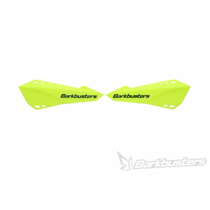Plastique de protège-mains Barkbusters - jaune fluo | Oxmoto