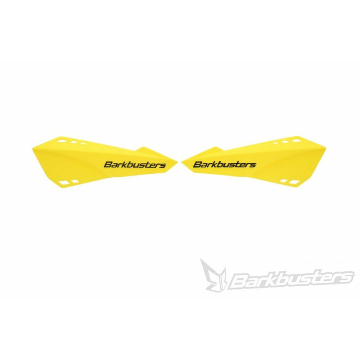 Plastique de protège-mains Barkbusters - jaune | Oxmoto