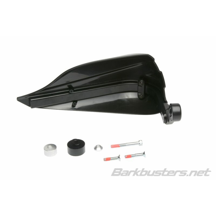 Kit protège-mains Barkbusters Storm point d'attache simple Ø6-8mm pas de vis intérieur embout du guidon noir
