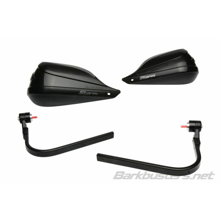 Kit protège-mains Barkbusters Storm point d'attache simple Ø6-8mm pas de vis intérieur embout du guidon noir