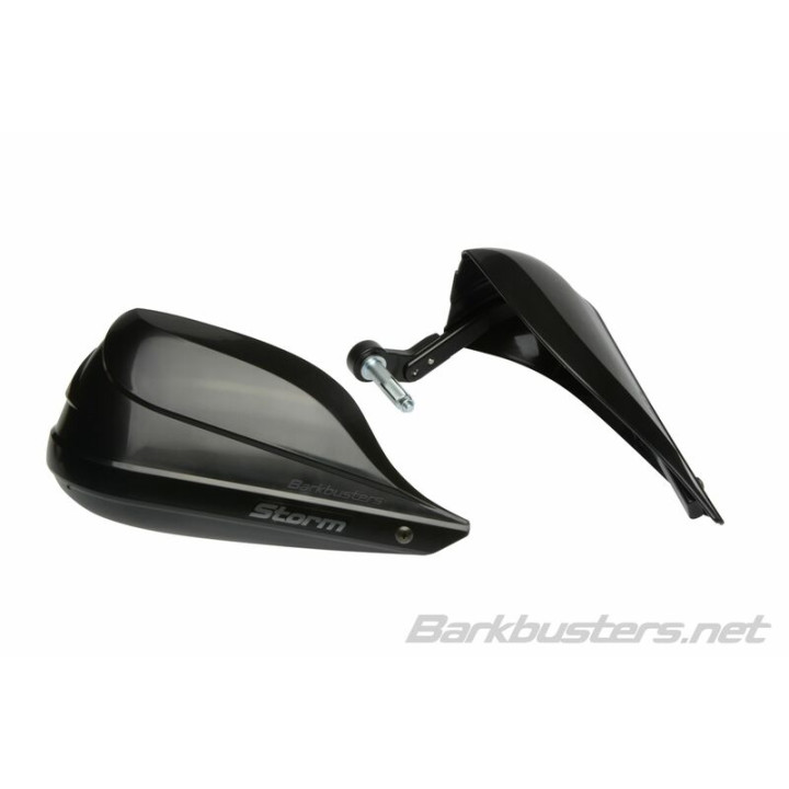 Kit protège mains Barkbusters Storm point d'attache simple embout du guidon creux noir