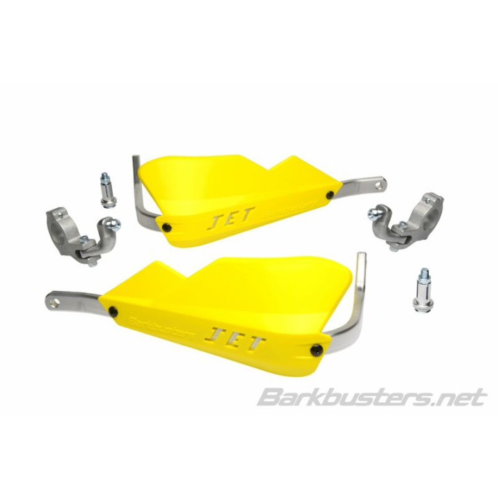 Kit protège-mains Barkbusters Jet montage 2 points guidon Ø28,6mm jaune