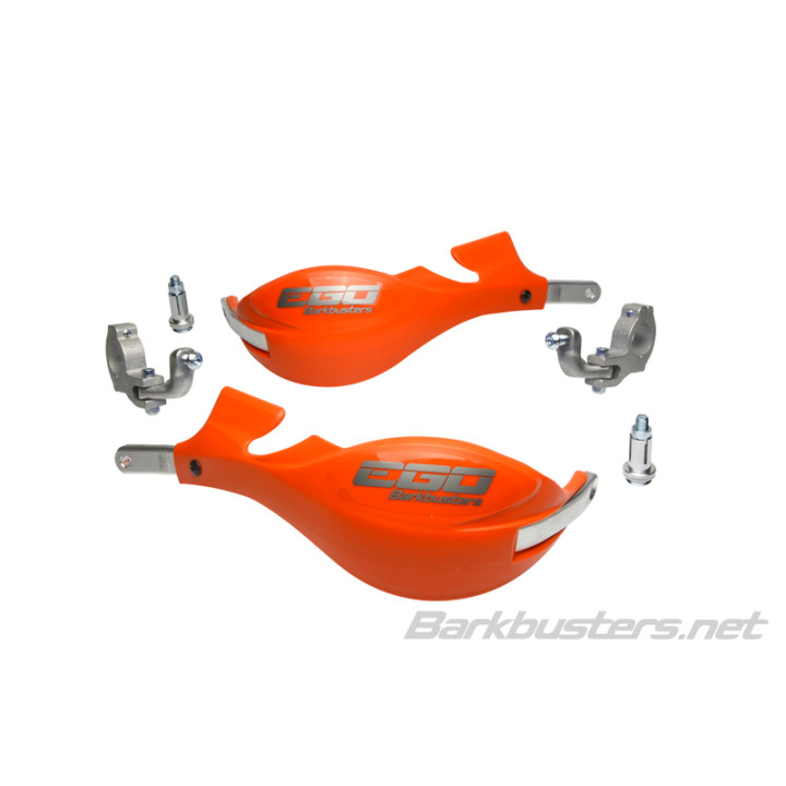Kit protège-mains Barkbusters Ego montage 2 points guidon Ø28,6mm orange