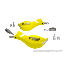 Kit protège-mains Barkbusters Ego montage 2 points embout de guidon droit Ø22mm jaune