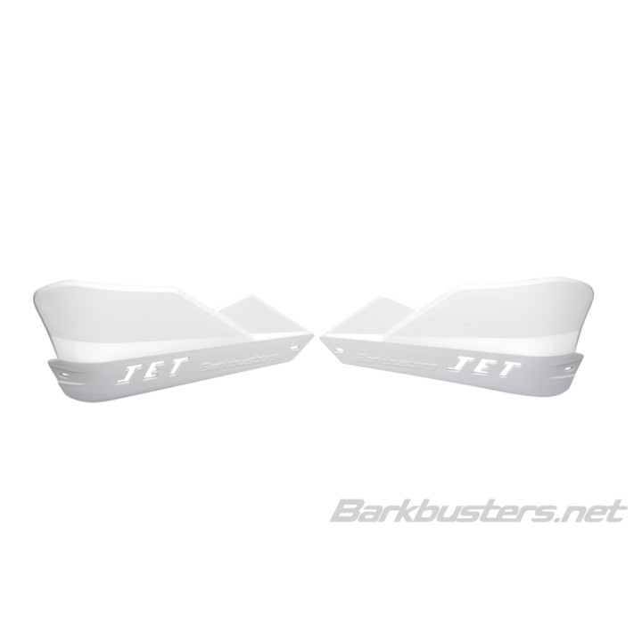 Coques de protège-mains Barkbusters Jet blanc | Oxmoto