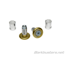 Embouts de guidon Barkbusters anodisés or | Oxmoto