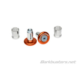 Embouts de guidon Barkbusters anodisés orange | Oxmoto