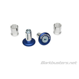 Embouts de guidon Barkbusters anodisés bleu | Oxmoto