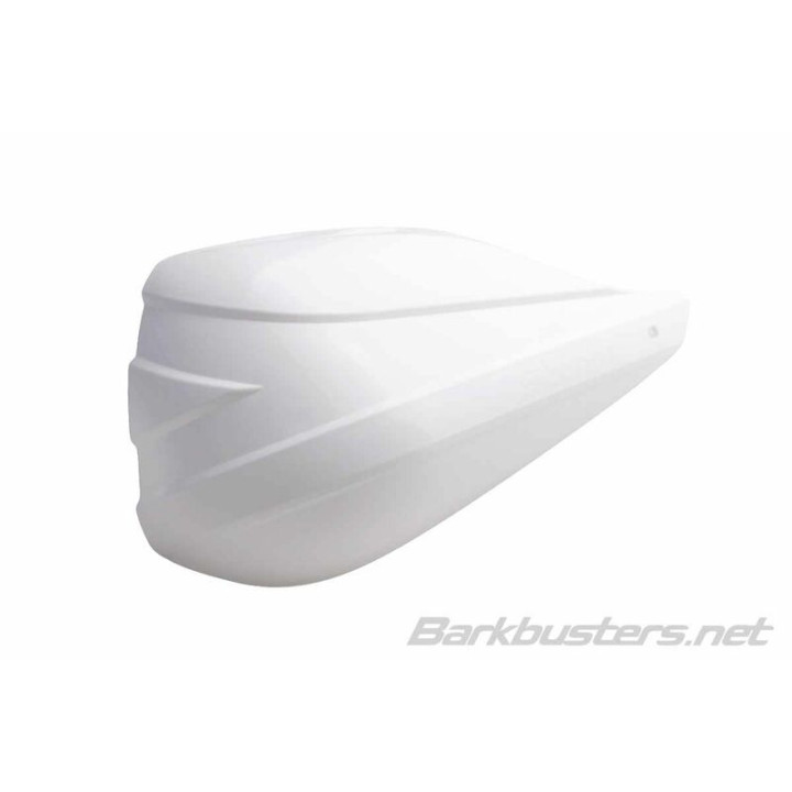Coques de protège-mains Barkbusters Storm blanc | Oxmoto