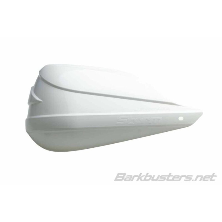 Coques de protège-mains Barkbusters Storm blanc | Oxmoto