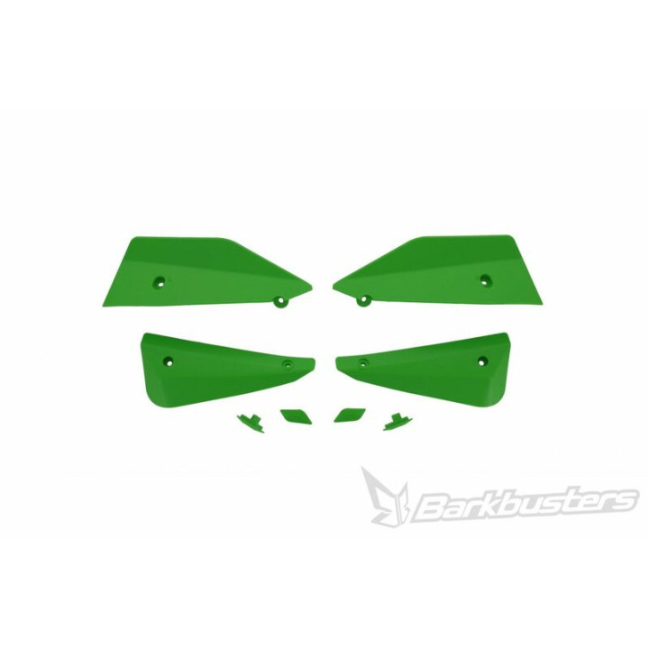 Déflecteurs Barkbusters Sabre vert | Oxmoto