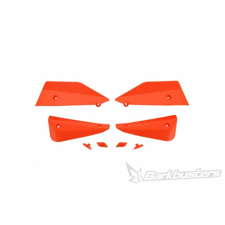 Déflecteurs Barkbusters Sabre - orange | Oxmoto