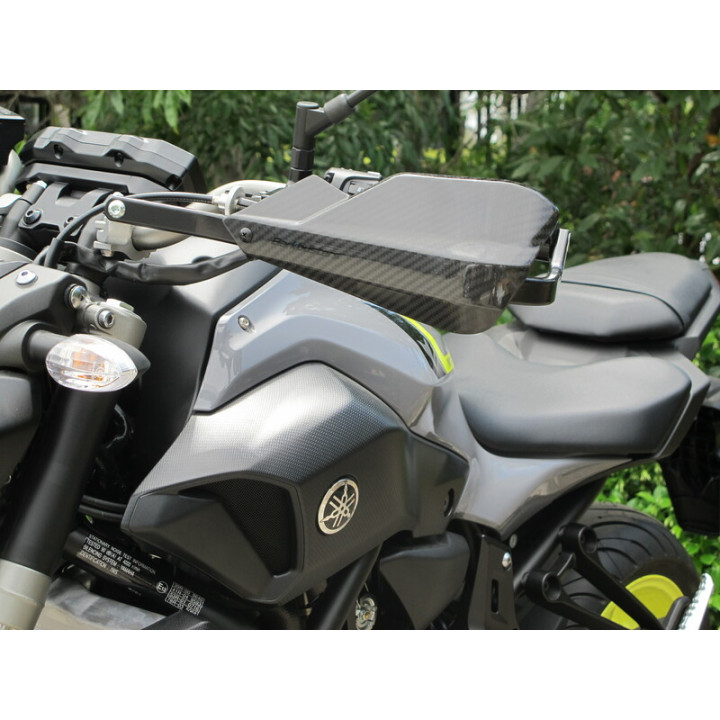 Coques de protège-mains Barkbusters Carbon fibre de carbone