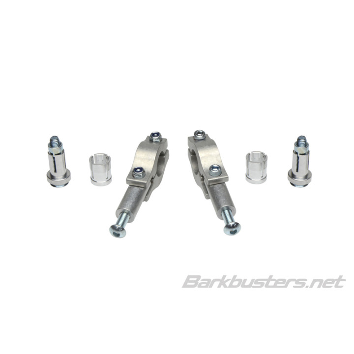 Kit collier de fixation Barkbusters embout de guidon droit Ø22mm