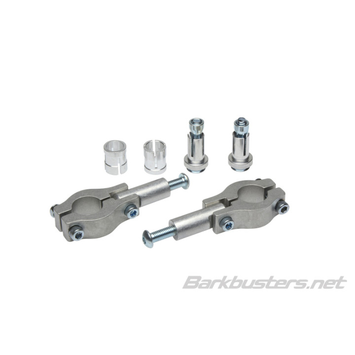 Kit collier de fixation Barkbusters embout de guidon droit Ø22mm