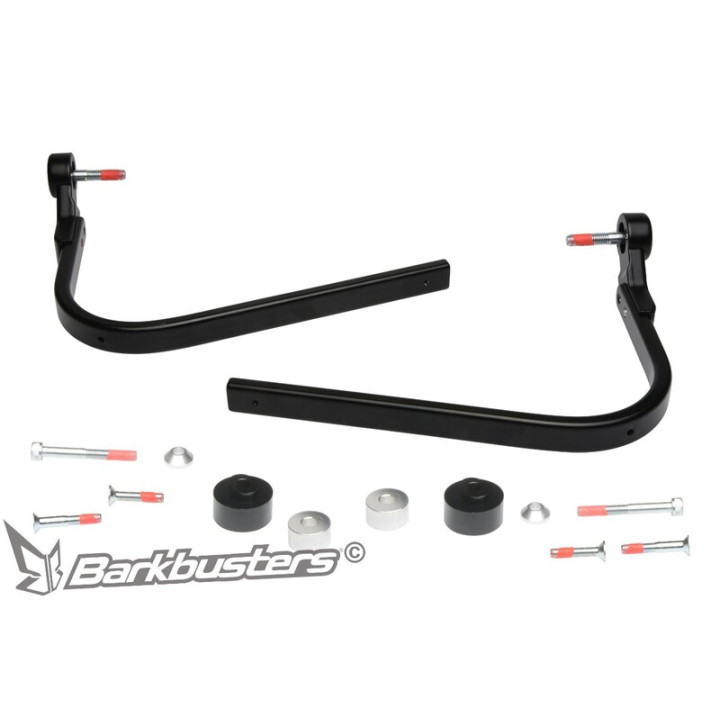 Kit de montage Barkbusters universel point d'attache simple Ø6-8mm pas de vis intérieur embout de guidon noir