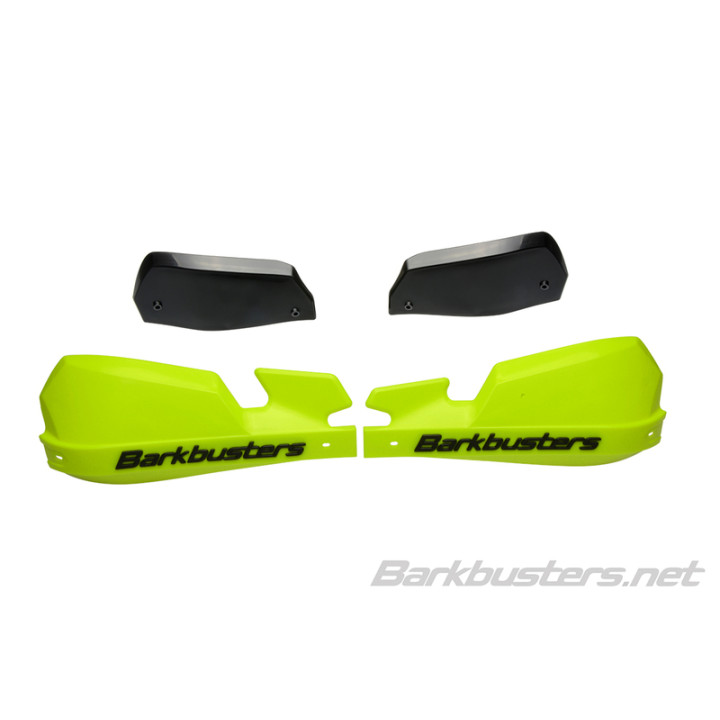 Coques de protège-mains Barkbusters VPS MX jaune HiViz/déflecteur noir