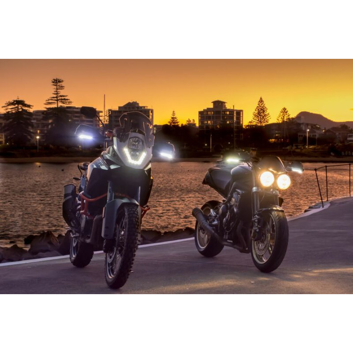 Feux de position Barkbusters LED blanc 2 pièces | Oxmoto