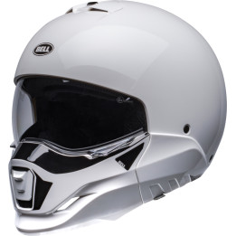 Casque Bell Broozer - Duplet Gloss White | Oxmoto