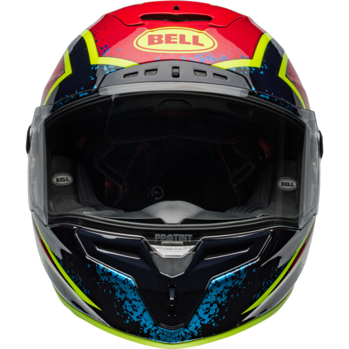Casque Bell Race Star DLX Flex - Xenon Gloss Blue/Retina