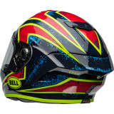 Casque Bell Race Star DLX Flex - Xenon Gloss Blue/Retina