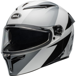Casque Bell Lithium - Shear Gloss Silver/White | Oxmoto