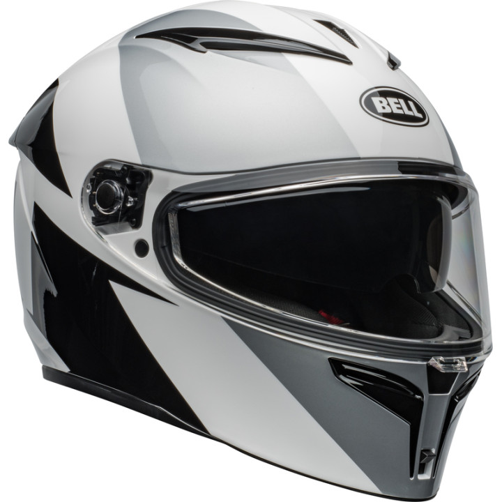 Casque Bell Lithium - Shear Gloss Silver/White | Oxmoto