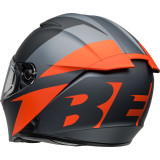 Casque Bell Lithium - Shear Matte Gray/Orange | Oxmoto