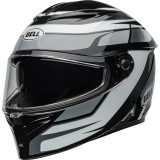 Casque Bell Lithium Mips - Podium Gloss Black/White | Oxmoto