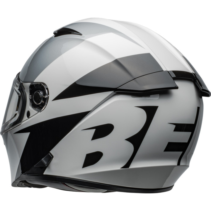 Casque Bell Lithium - Shear Gloss Silver/White | Oxmoto