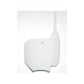 Plaque numéro frontale UFO blanc Honda CR80/CR85 | Oxmoto
