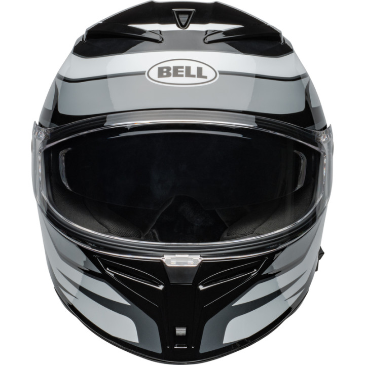 Casque Bell Lithium Mips - Podium Gloss Black/White | Oxmoto