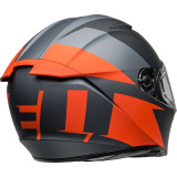 Casque Bell Lithium - Shear Matte Gray/Orange | Oxmoto