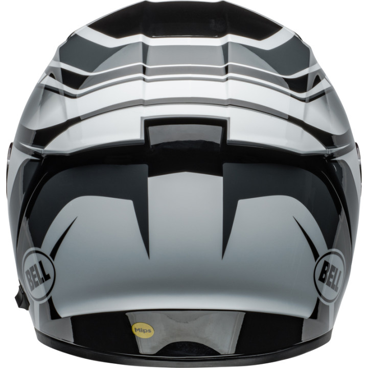Casque Bell Lithium Mips - Podium Gloss Black/White | Oxmoto