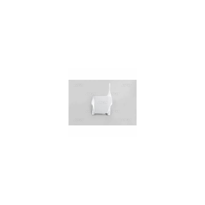 Plaque numéro frontale UFO blanc Honda 1086789001 | Oxmoto